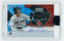 2022 Topps Clearly Authentic (Generation Now) Jarren Duran RC (Red Sox) Blue /25