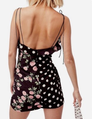 for love and lemons mochi shirred mini dress For Love & Lemons