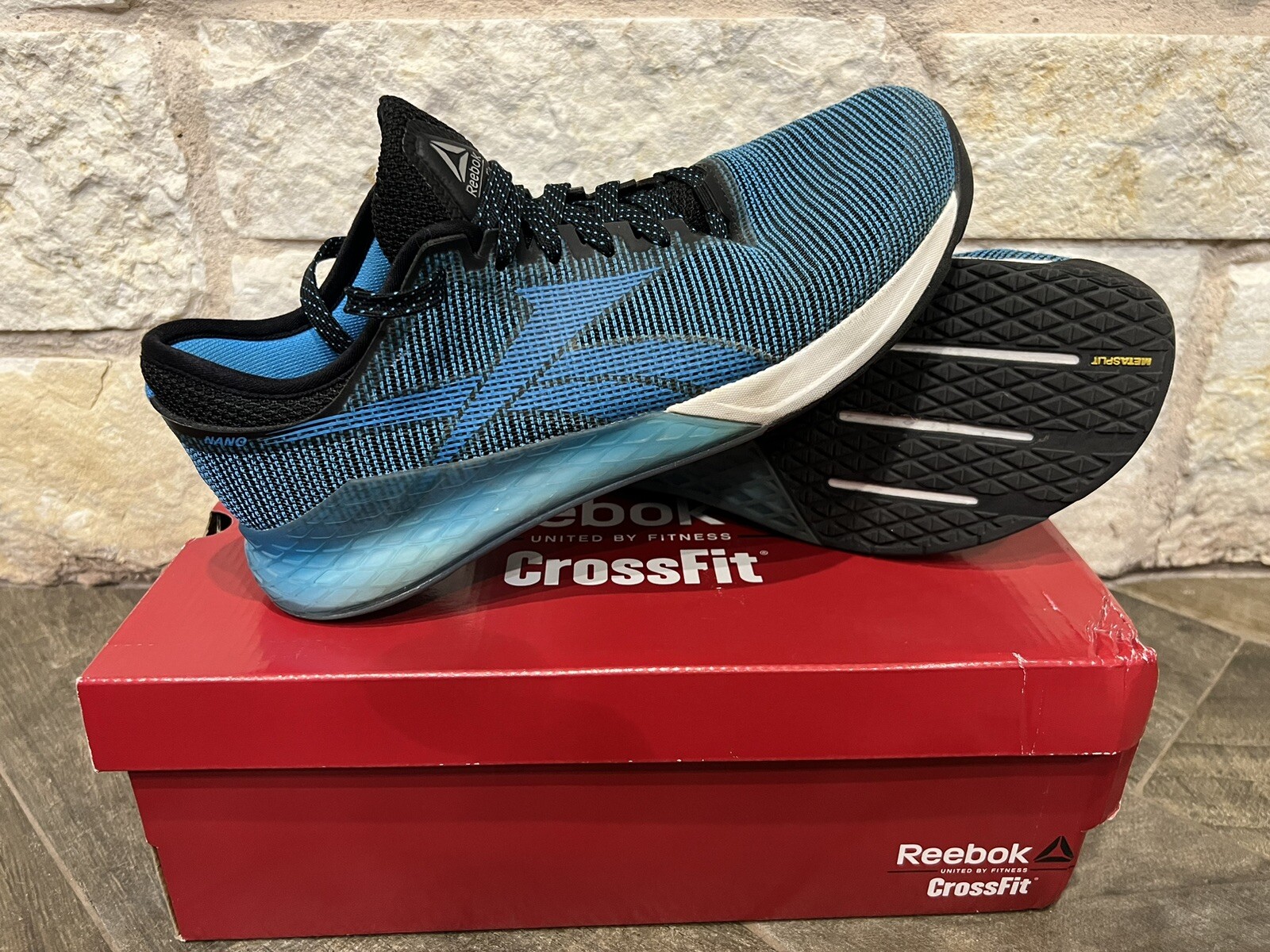 Reebok Nano 9 DV6352 Blue Black CrossFit Athletic Shoes Sneakers Mens Size  10.5 | eBay