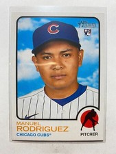 Manuel Rodriguez 2022 Topps Heritage Chicago Cubs #291 Rookie Card