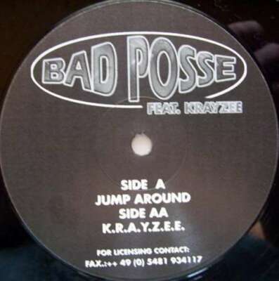 Bad Posse Feat. Krayzee - Jump Around / K.R.A.Y.Z.E.E. 12'' Vinyl 
