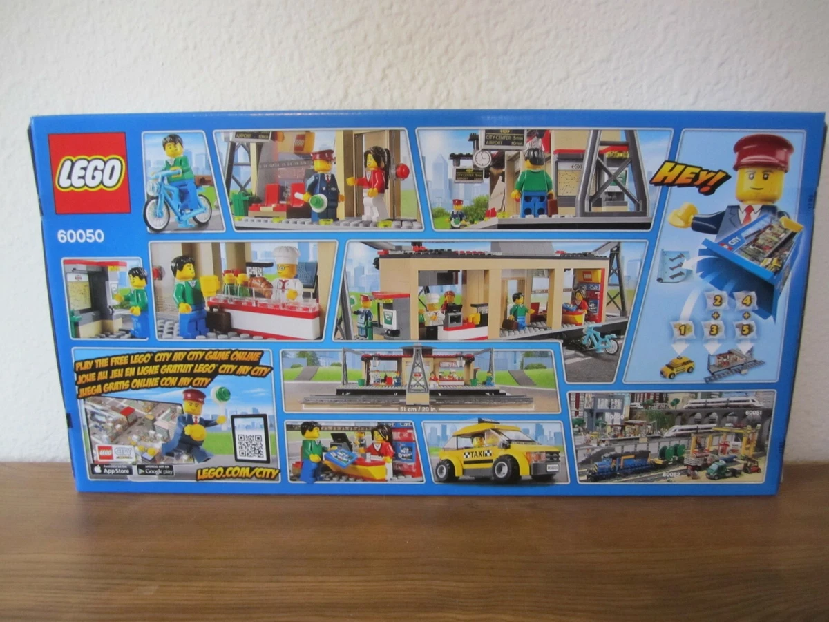 Lego City - Train Station - 60050 - New & Sealed - Metro station and Taxi