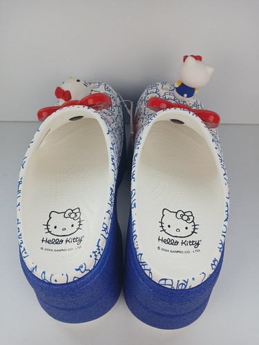 CROCS HELLO KITTY SIREN CLOG with jibbitz Size W8/M6 Unisex New With Tags - Picture 8 of 24