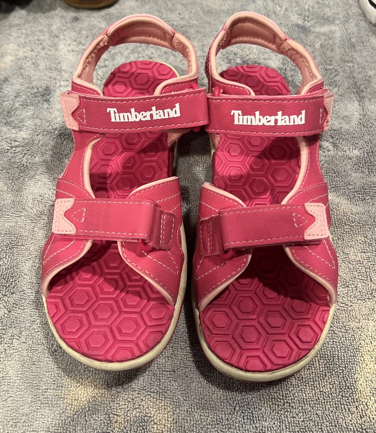 Scarpe sandali Timberland rosa Adventure Seeker con cinturino 2 giovani taglia 4