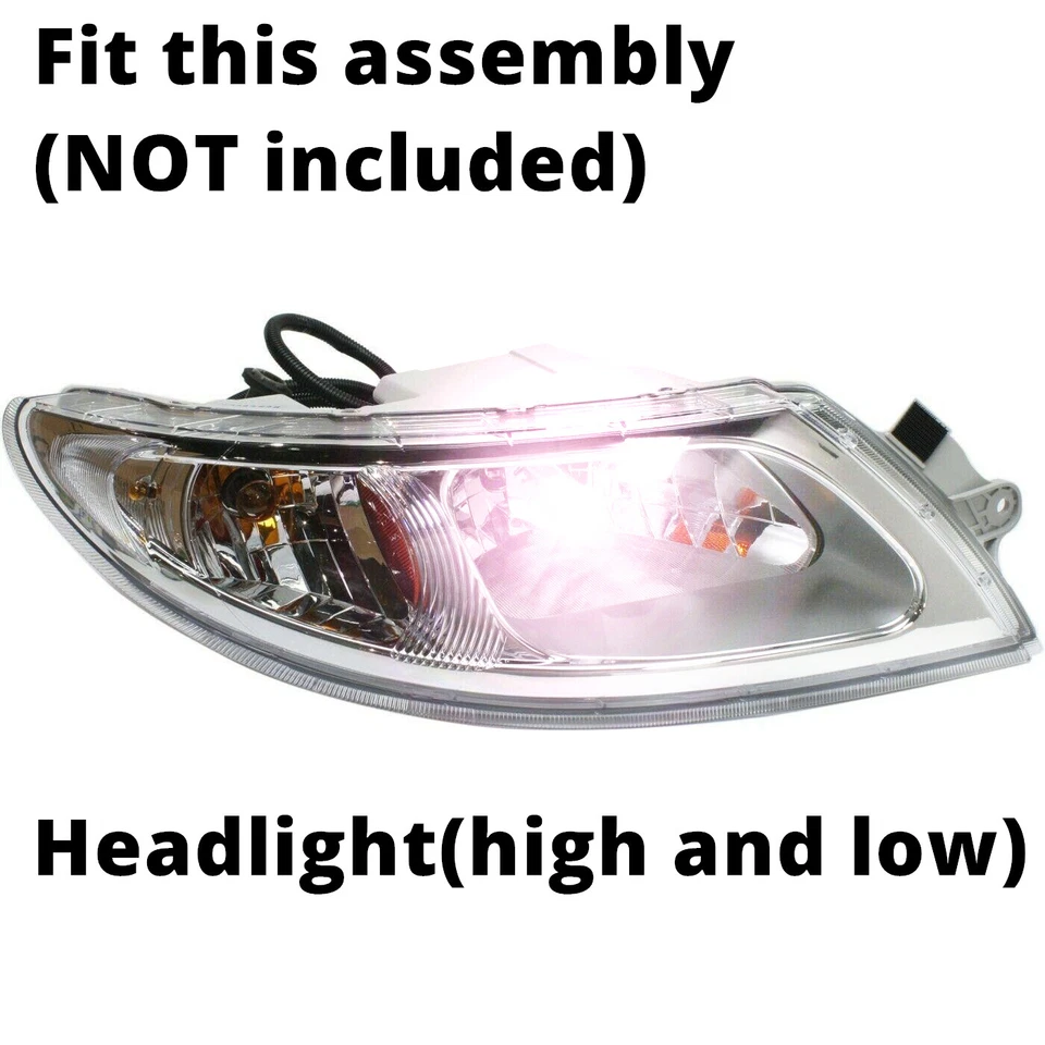 LED White Headlight Bulbs For 2003-16 International 4300 03-07 8600 SBA OFF ROAD - Image 2 of 4