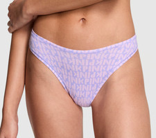Victoria’s Secret Sexy PINK Thong String Purple Cloud Pink Logo XS SL XL XXL NWT