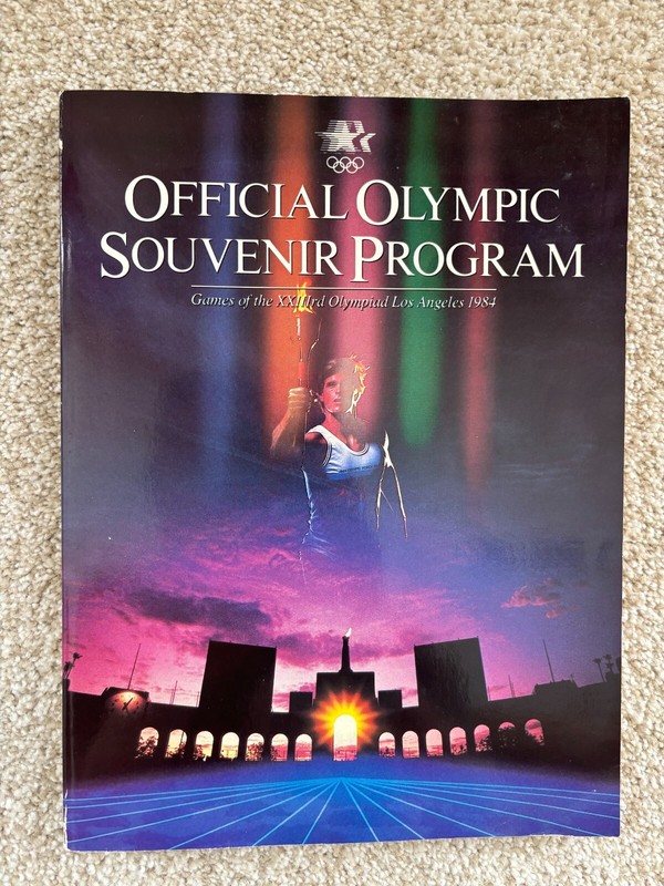 OFFICIAL OLYMPIC SOUVENIR PROGRAM GAMES OF XXIIIRD OLYMPIAD LOS ANGELES 1984