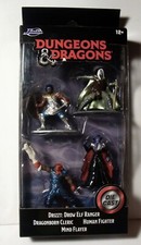 Dungeons & Dragons Die Cast Figure Set By Jada Drizzt: Drow Elf Ranger +3