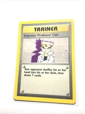 IMPOSTER PROFESSOR OAK - 73/102 - Base Set - Pokemon Card - PL