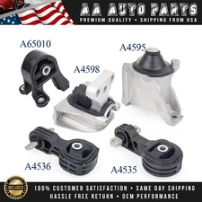 5pcs Engine Motor & Transmission Mount for 2007-2011 Honda CR-V I4 2.4L 4WD