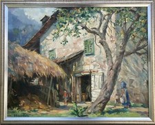 Bauernkate bei Nals Südtirol Italien Malerin Brigitte Schneider-Gaspar