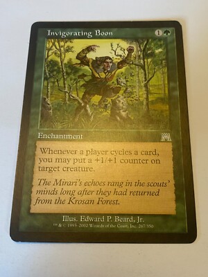 Invigorating Boon -  Magic the Gathering MTG Onslaught Single Card
