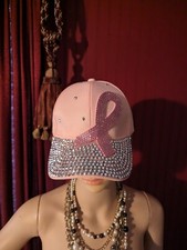 Pink Rhinestone Cap