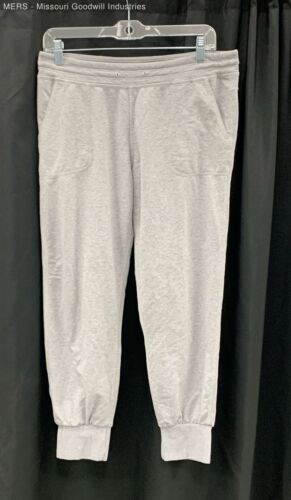 Patagonia Women Heather Grey Cropped Jogger Pants - Size S - Picture 1 of 4