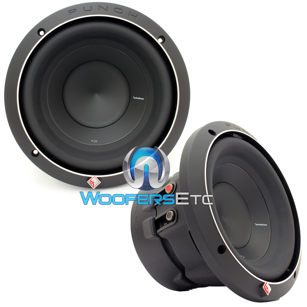 2 ROCKFORD FOSGATE P2D4-8 SUBS 8