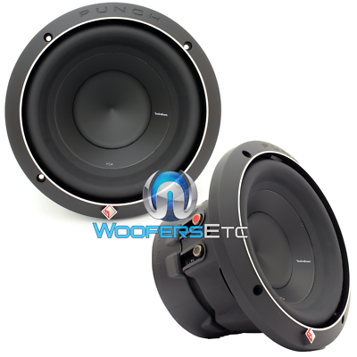 2 ROCKFORD FOSGATE P2D4-8 SUBS 8