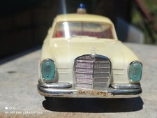 VINTAGE GAMA 475 MERCEDES 220SE POLICE DDR GDR WESTERN GERMANY TOY CAR BATT.OPER