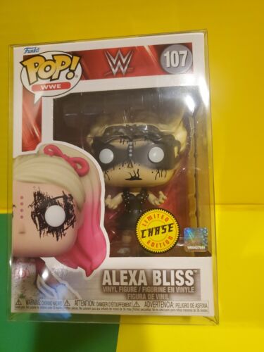 Funko Pop! WWE Alexa Bliss #107 Limited Edition CHASE! Black Dress w/protector  - Picture 1 of 6
