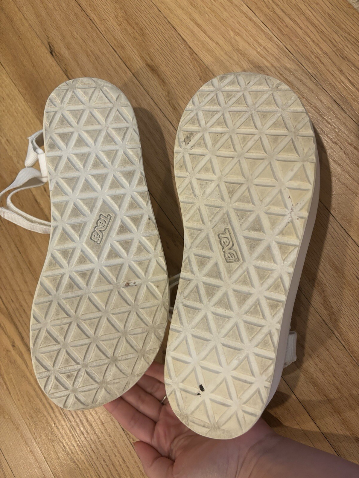 TEVA FLATFORM UNIVERSAL WHITE PLATFORM SANDALS US… - image 6