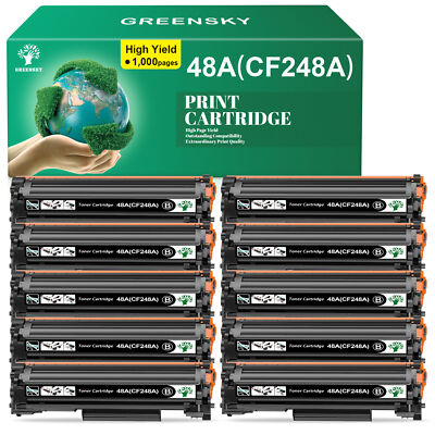CF248A Toner Cartridge Work For HP 48A Laserjet Pro M15W M29W M28W M16W M16A Lot