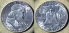 Franklin Half : 1953 Most Bell Lines Gem BU Luster Nice IRUS82C