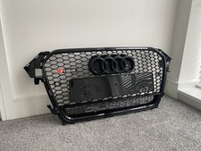 Audi A4 S4 B8.5 Honeycomb Quattro Grill |2012-2016 | Black Edition Grille RS4