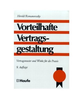 Vorteilhafte Vertragsgestaltung, Herold, Georg
