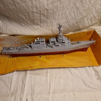 US Navy Lenkwaffenzerstörer USS Arleig MODELLKRIEGSSCHIFF DDG-51 Modellspielzeug 44cm