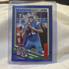 Panini 2025 Score Jared Goff #154 Showcase /250 Detroit Lions Football Card
