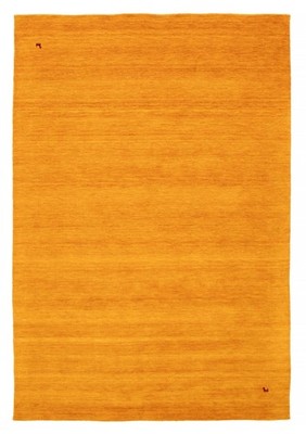 Traditional Dark Gold Hand loomed Oriental Carpet 6'6'' x 9'9'' Area Rug