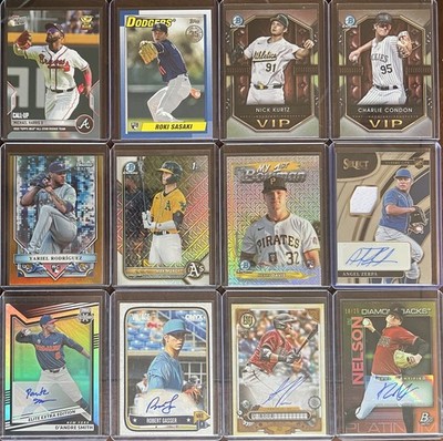 NPB.MLBカードまとめ 12 Card MLB Baseball Lot. RPA Included. 5 Autos! Tons of Rookies