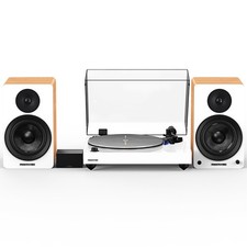 Fluance RT85 Vinyl Turntable, PA10 Preamp, Ai61 Powered 6.5" Bookshelf Speakers
