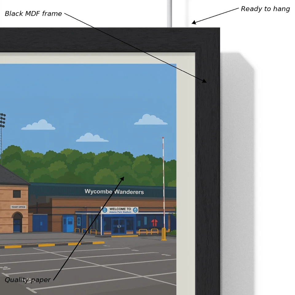 Stamford Bridge Chelsea FC Stadium Poster A5 A4 A3 A2 Wall Art Print - Image 4 of 4