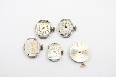 Lady's vintage x5 Wrist Watch Movement Croton Bloch Gruen Helma Buren