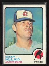 1973 Topps #630 Denny McLain - EX/EX+ Set Break!