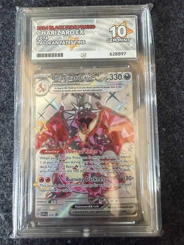 CHARIZARD EX 074 SVP PROMO ACE GEM MINT 10