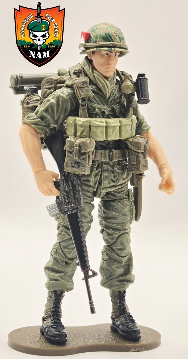 VIETNAM US ARMY Rifleman w/ Gear - Marauder GR 1:18 Scale 4