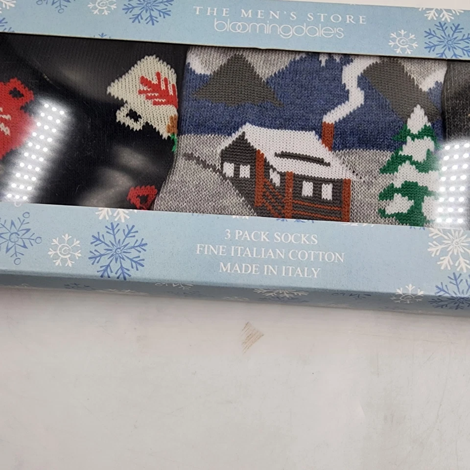 Meias masculinas The Men's Store at Bloomingdale's Cozy Holiday sortidas 10-13 - Imagem 3 de 4