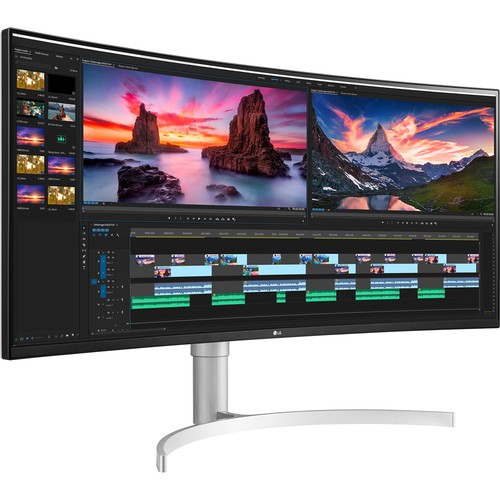 LG 38WN95C-W 38 UltraWide QHD+ IPS Curved Monitor, - Picture 5 of 12