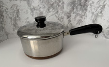 Revere Ware 2 Qt Saucepan w Lid Copper Bottom Vintage USA Stainless Steel