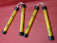 2 ATA TAEKWONDO GLOW STICKS WEAPONS --Practice Jeol Bong-Nunchakus nunchuck USA