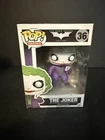 FUNKO POP ! THE JOKER 36 DARK KNIGHT TRILOGY POP HEROES BOX NOT MINT R01