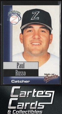 Paul Russo 1998 MultiAd New Orleans Zephyrs #22 New Orleans Zephyrs