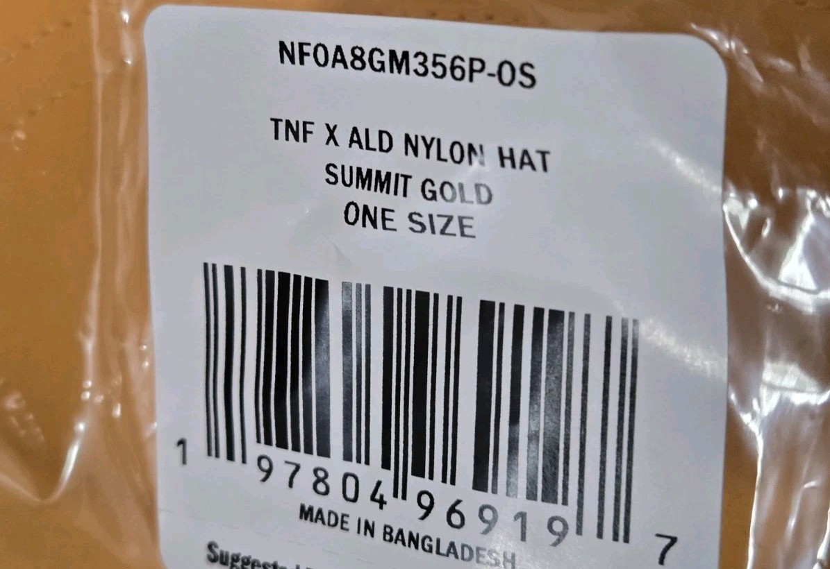Aime Leon Dore North Face ALD Nylon Tech Camp Hat Summit Gold