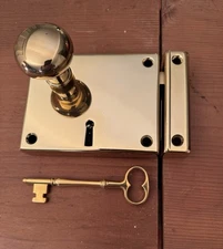 Baldwin Hardware 5701.030RH Forged Brass Horizontal Rim Latch NIB