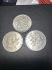 Lot Of (3) 1900P Morgan Silver Dollars- BU