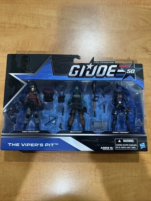 GIJoe 50th Anniversary 3 Pack Vipers PIT MISB