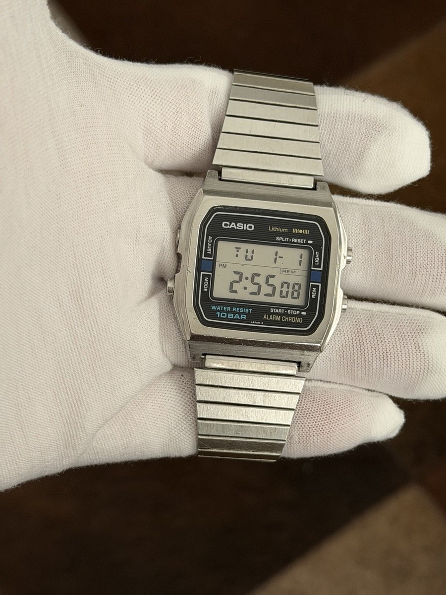 CASIO W-781 Vintage Digital Watch 10BAR Water Resistant