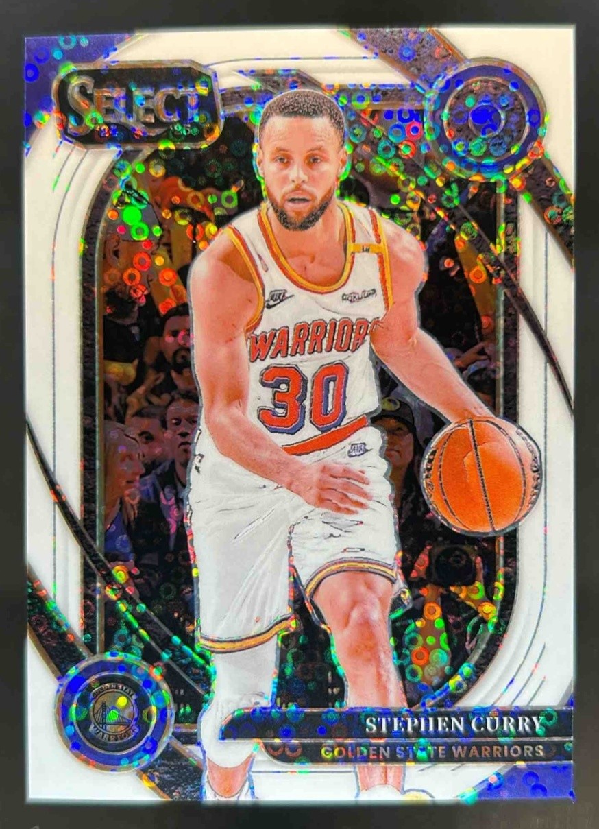 2024-25 Select Stephen Curry Courtside White Disco Prizm #15/75 Warriors