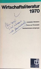 Wirtschaftsliteratur : Grundkatalog 1970 - Bücher und Zeitschriften.